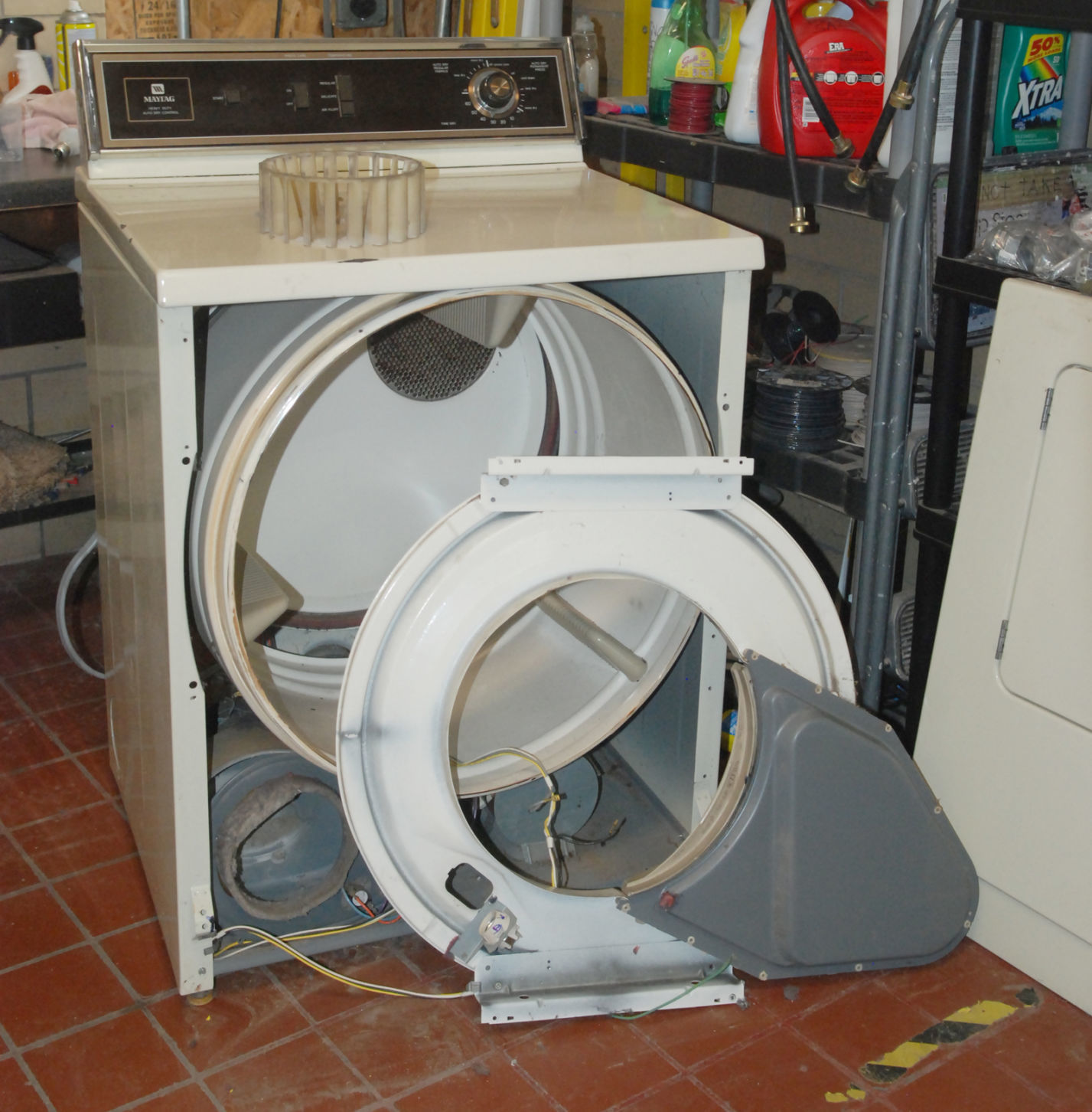 Upclose photo of dryer